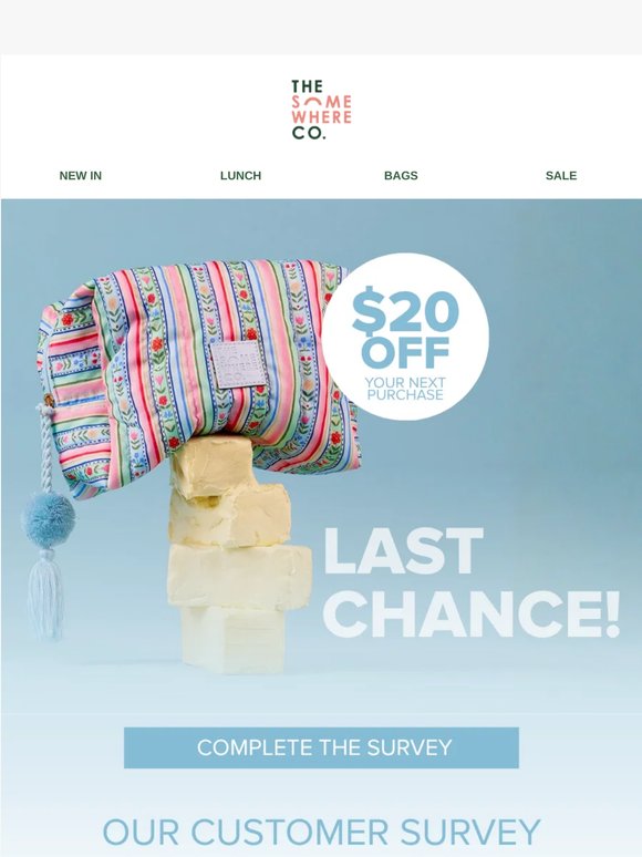 LAST CHANCE TO SAVE!