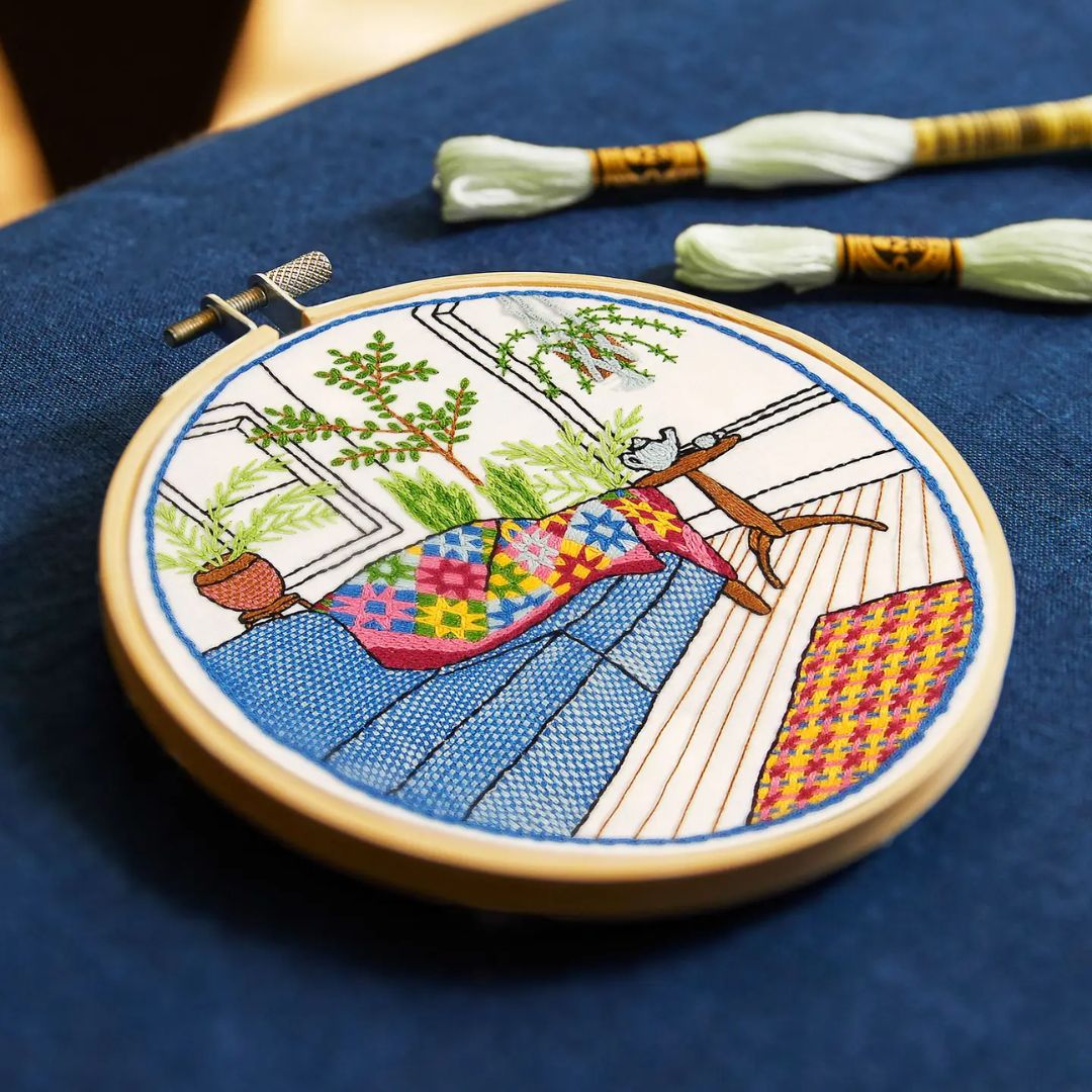 DMC Winter Garden Embroidery Kit