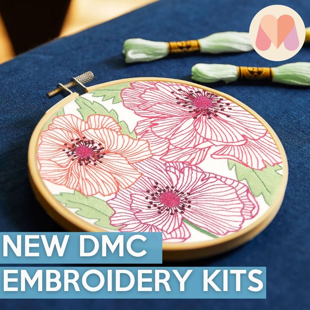 New DMC embroidery kits