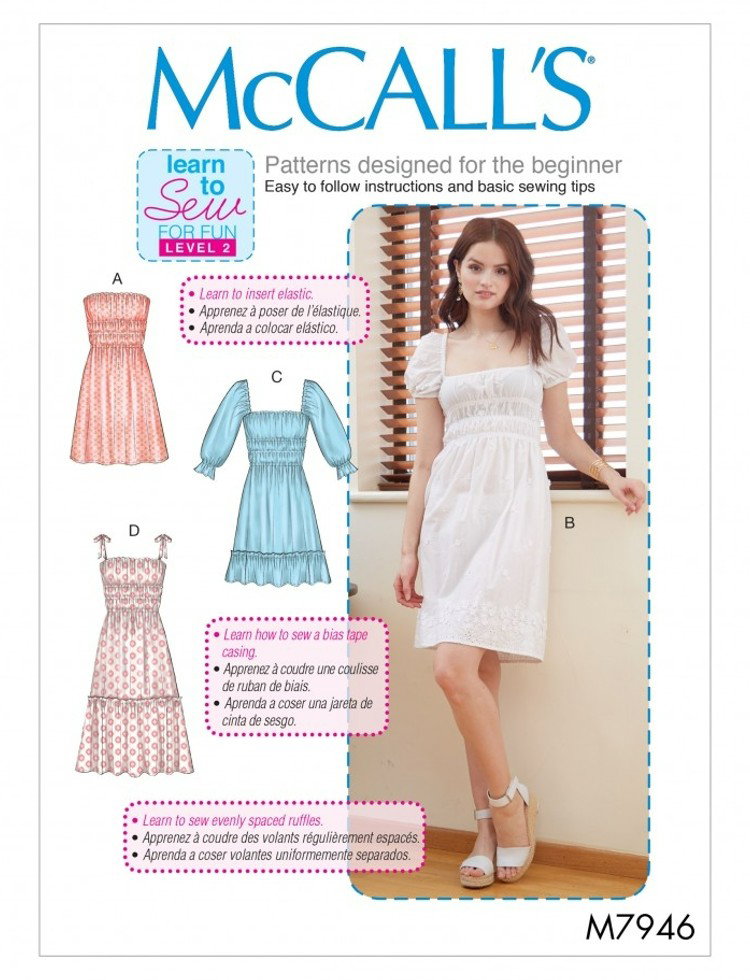 McCalls Paper Sewing Pattern 7946