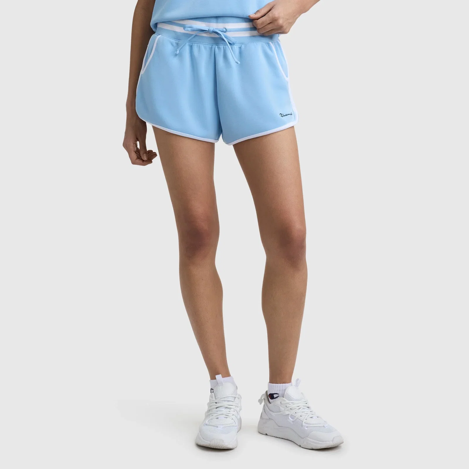 Image of 3" Tennis Court Short, Embroidered Script Logo