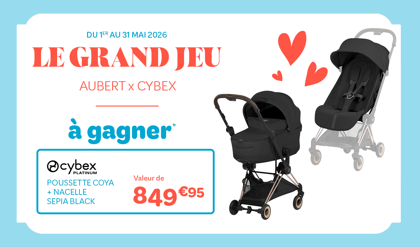 Grand Jeu Aubert x Cybex : une poussette à gagner !