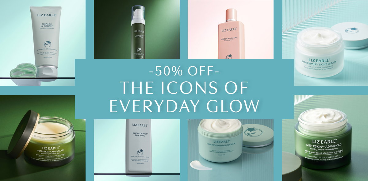 -50% OFF- THE ICONS OF  EVERYDAY GLOW