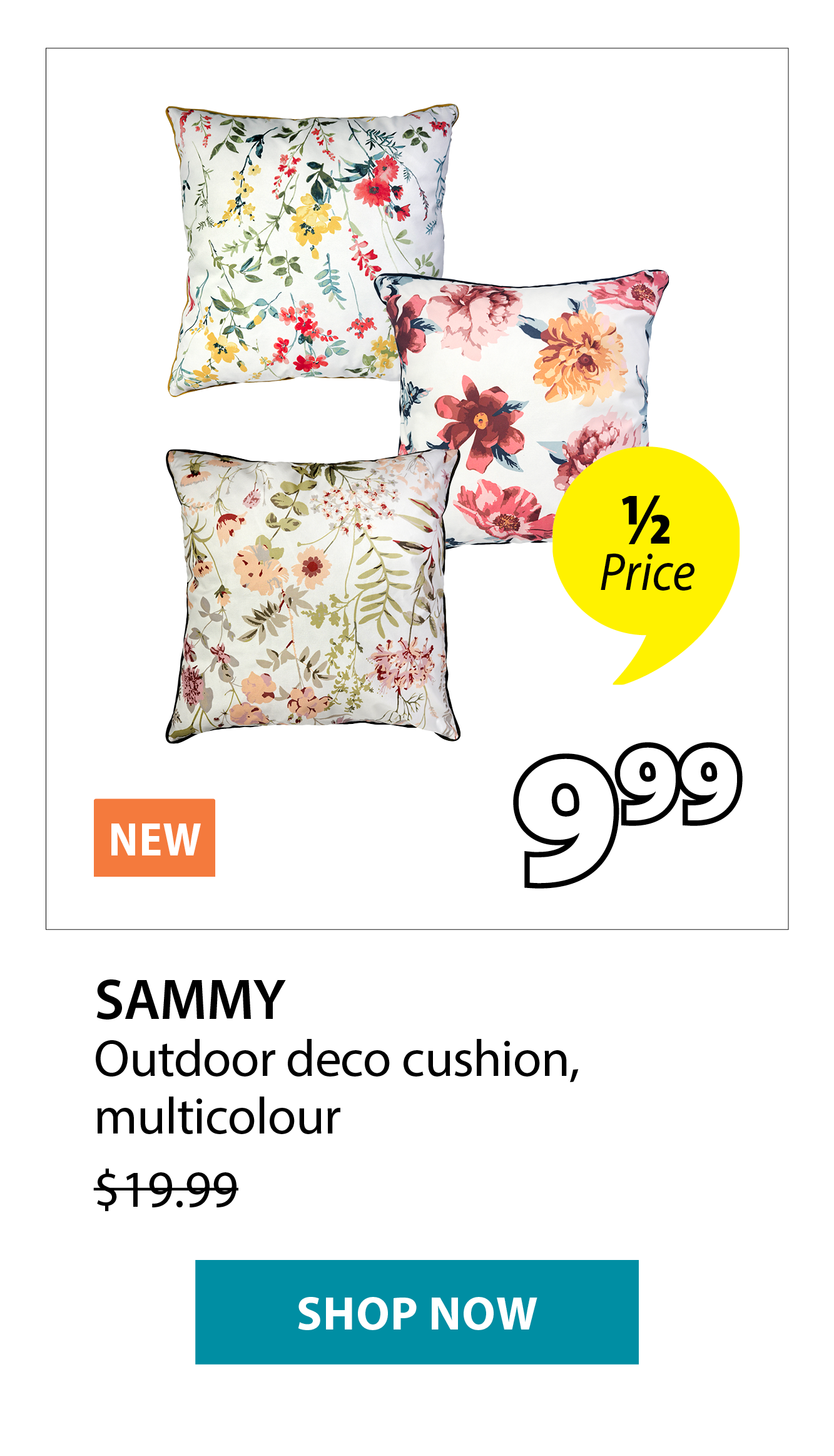 SAMMY Outdoor deco cushion | 1/2 Price