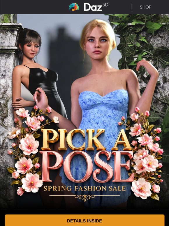 Pick a Pose Spring Fashion Sale