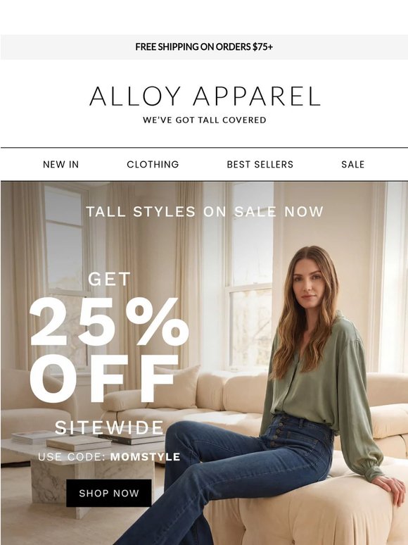 Celebrate Mother’s Day with 25% Off Sitewide