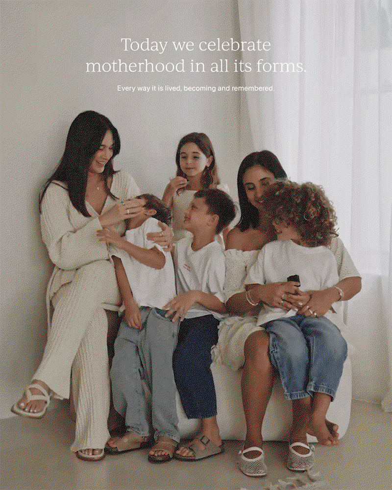 Today we celebrate motherhood in all its forms.