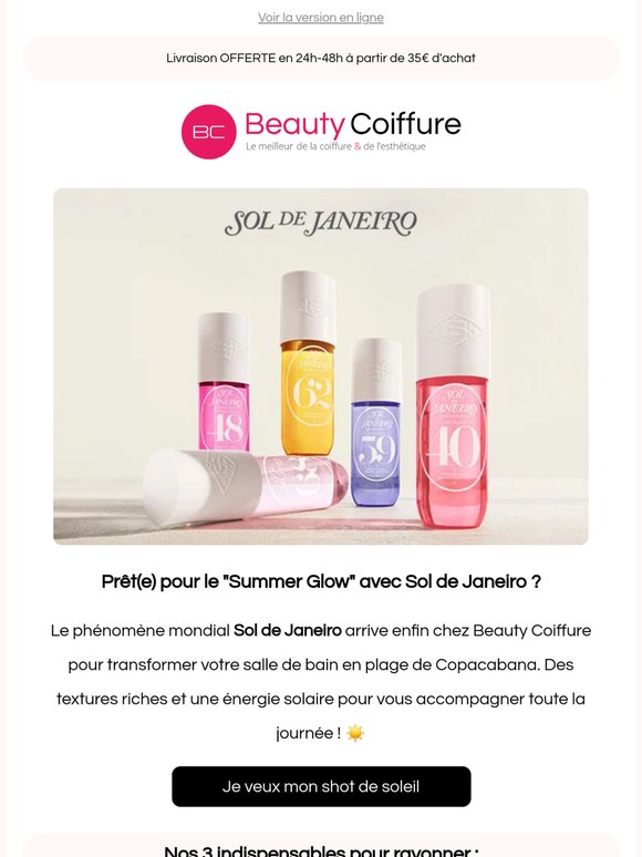 ☀️ Sol de Janeiro débarque sur Beauty Coiffure