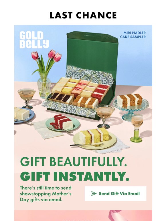 💌 Mother’s Day is Today! Email Mom an Instant Foodie Surprise