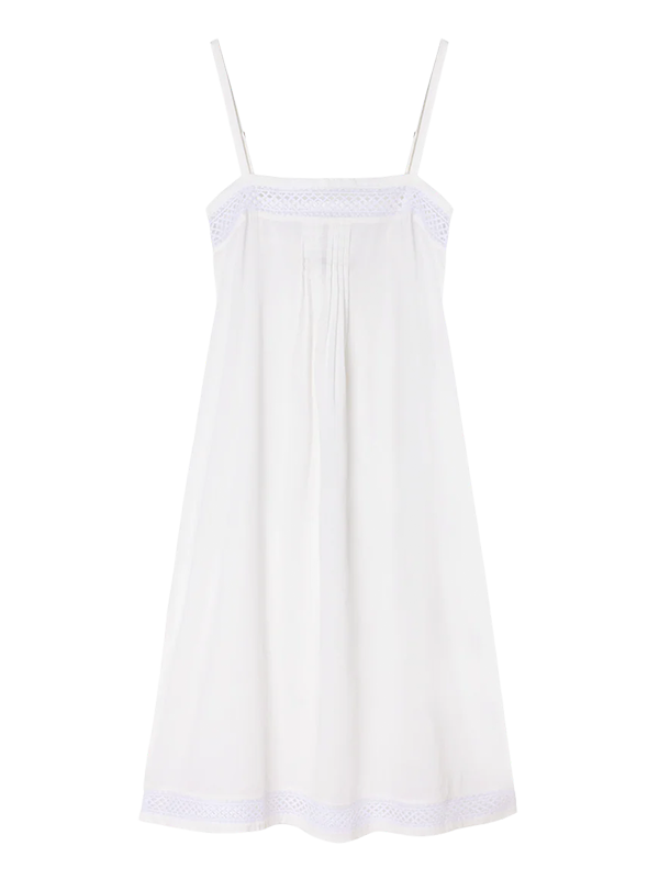 Martha Nightie - White 100% Cotton