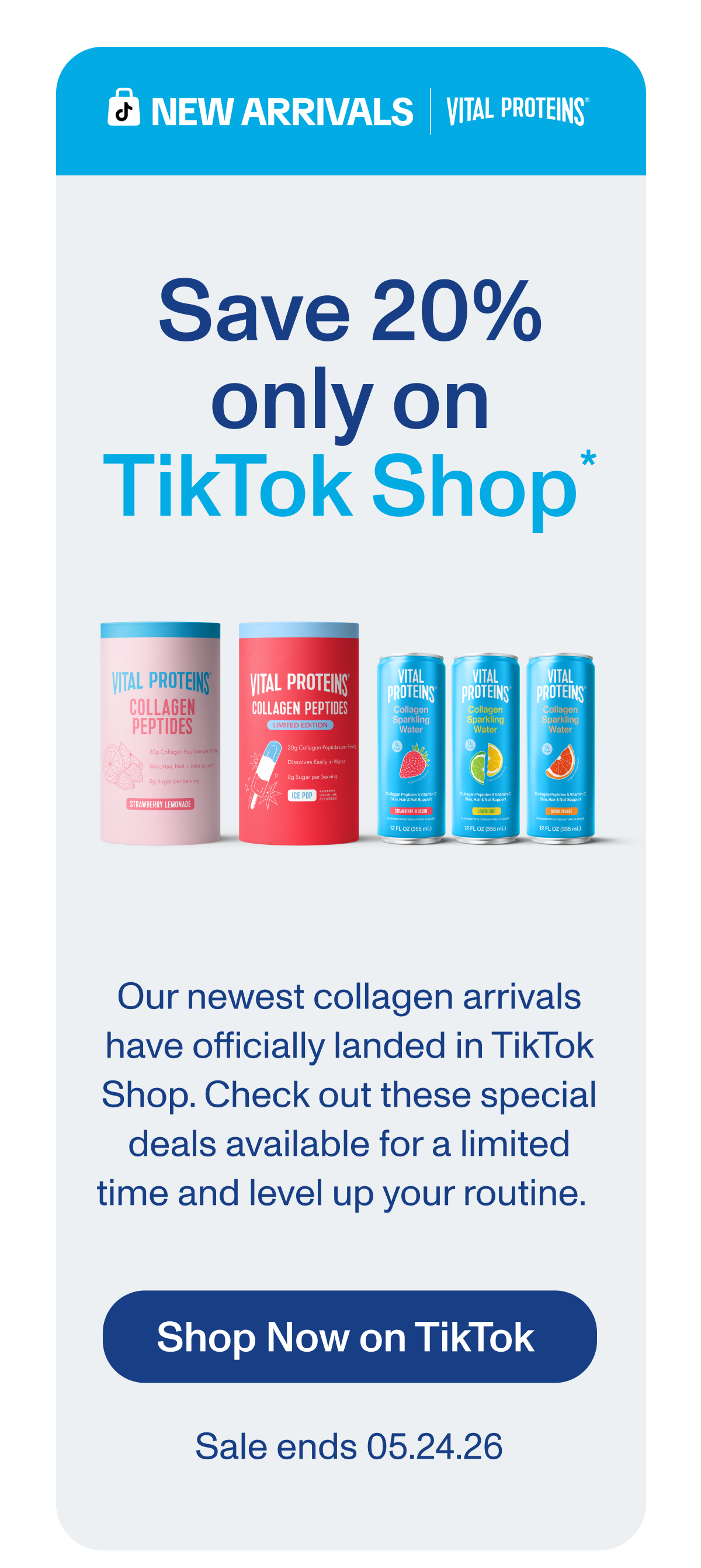 Save 20% only on TikTok Shop*