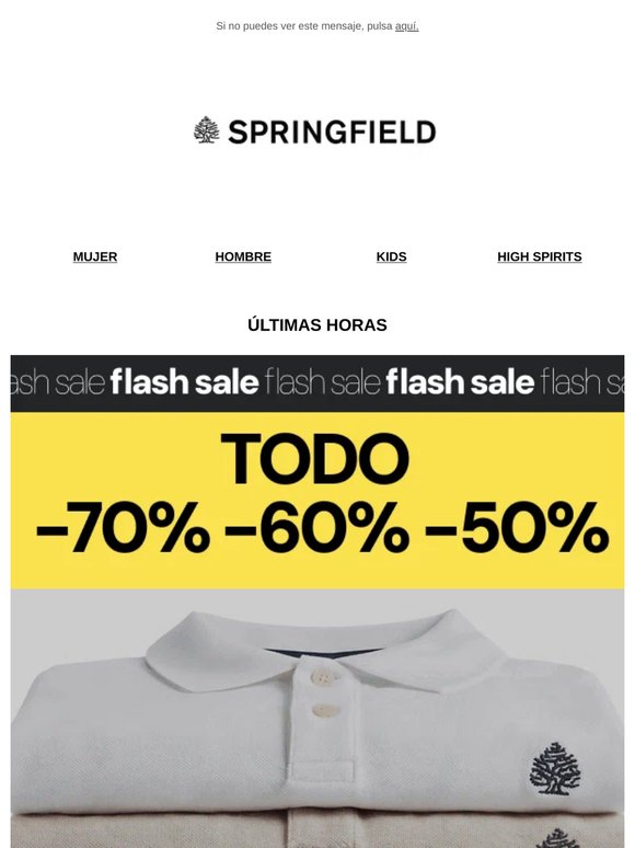 ¡ÚLTIMAS HORAS TODO -70%, -60% y -50%!👕 Polos de verano