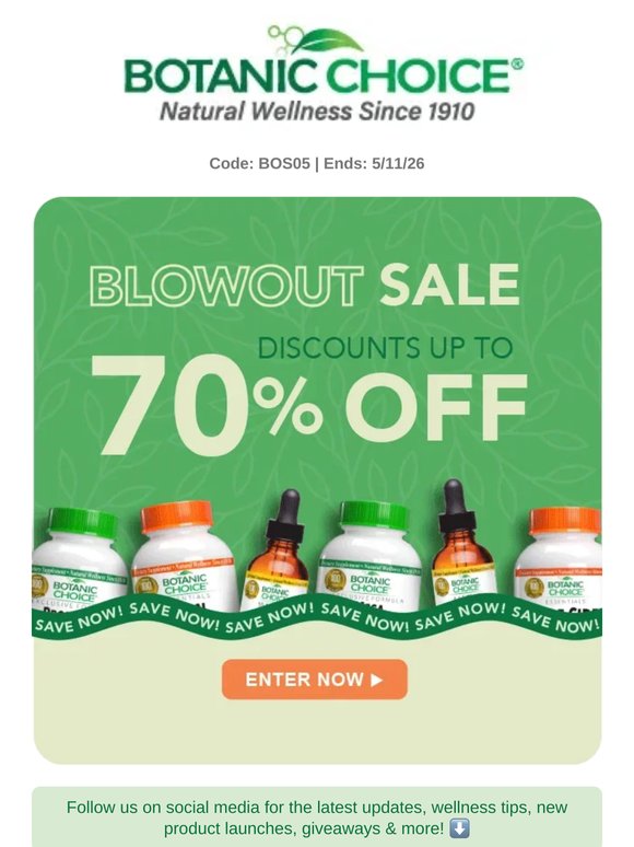 Blowout pricing ends soon!