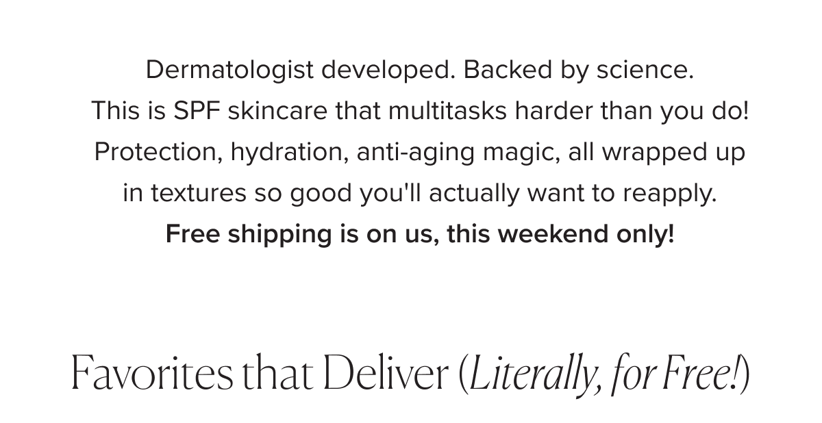 Free Shipping on every order
