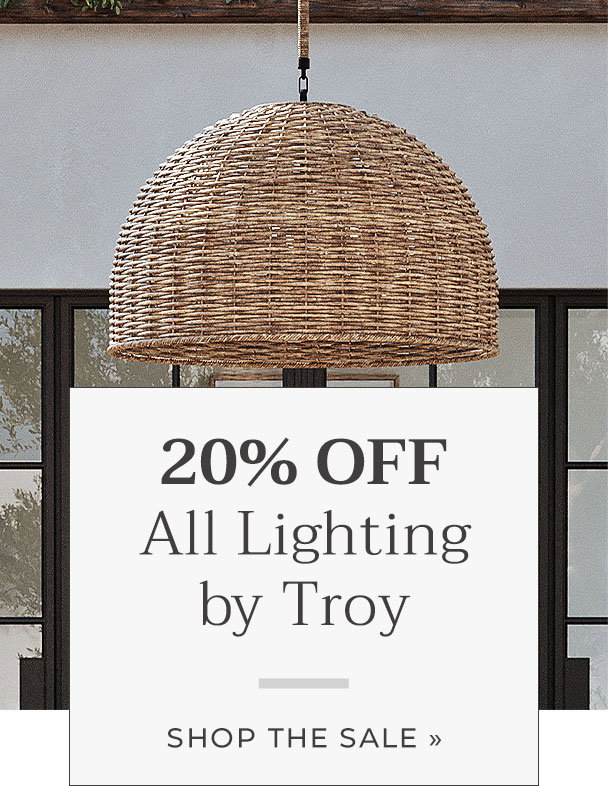 Save 20% on Troy Lighting