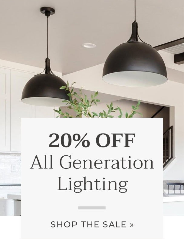 Save 20% on Generation Lighting