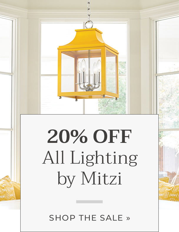 Save 20% on Mitzi Lighting