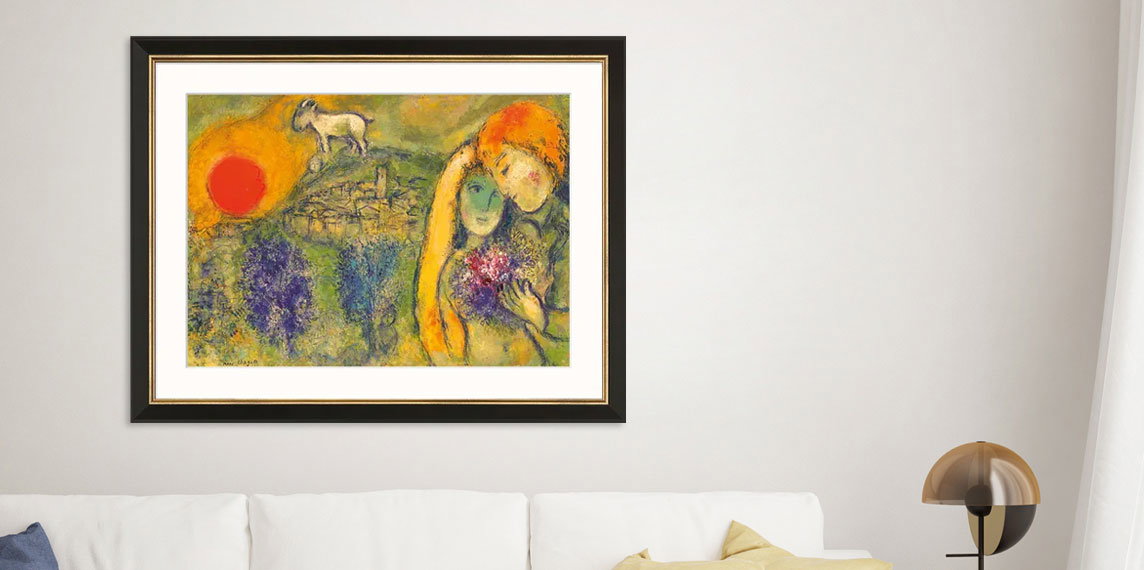 Marc Chagall: Bild 'Die Liebenden von Vence (Les Amoureux de Vence)'