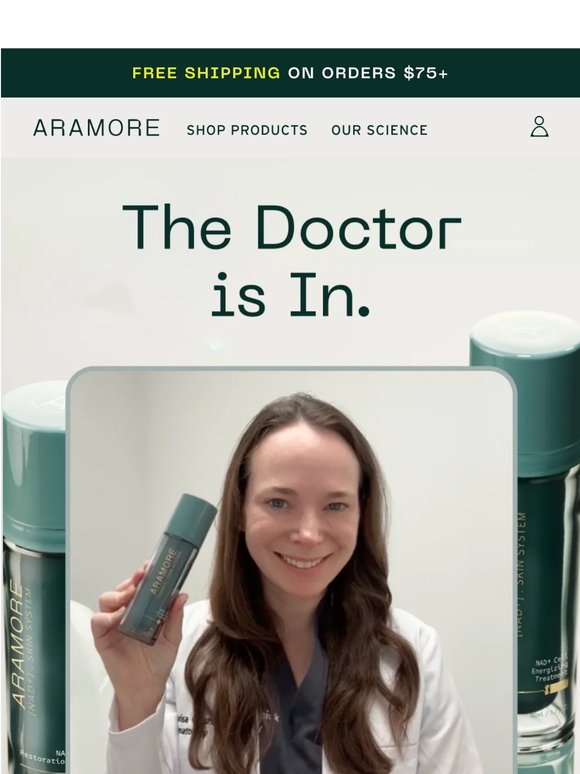 NAD+, according to a dermatologist