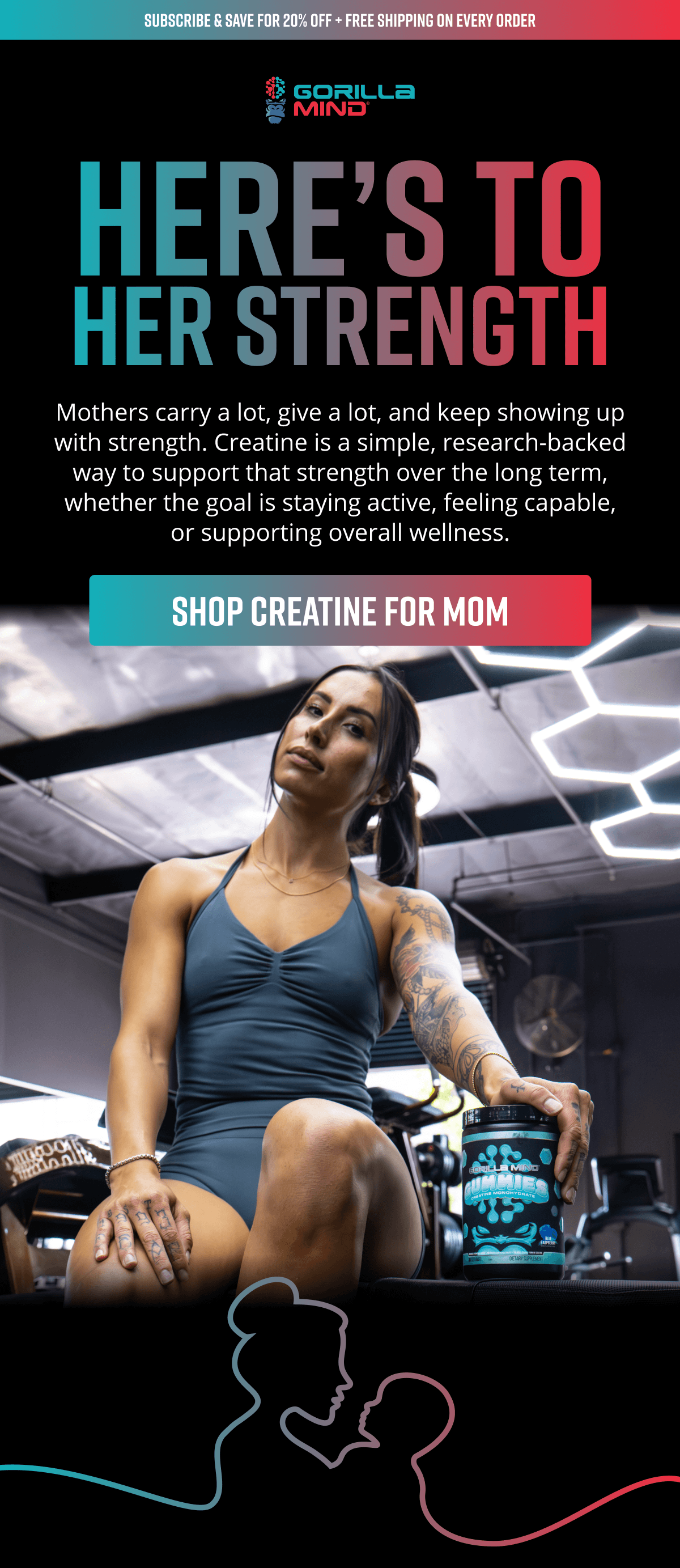 Shop Creatine For Mom - Gorilla Mind