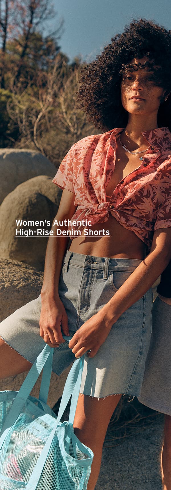 Women's Authentic High-Rise Denim Shorts - Classic Fit