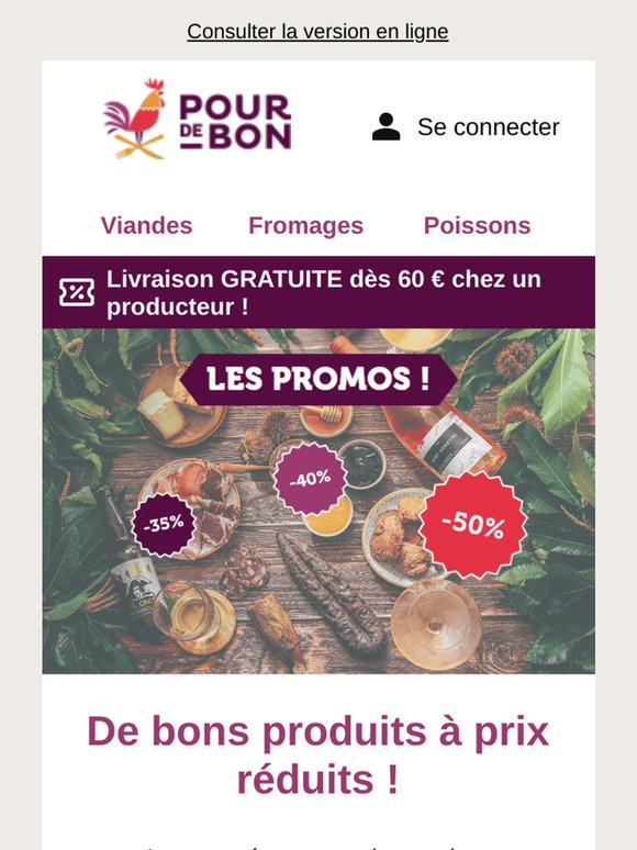 Profitez des promos du dimanche...