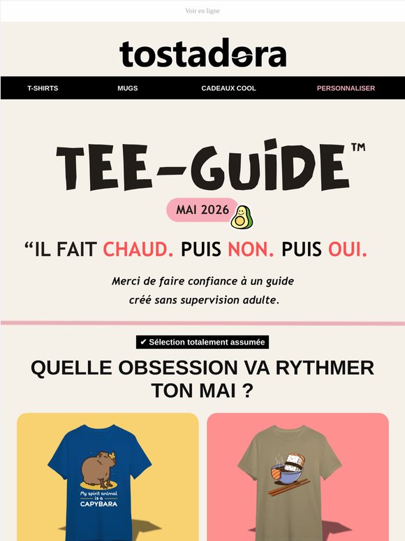 TEE-GUIDE™ spécial survie de mai 😌