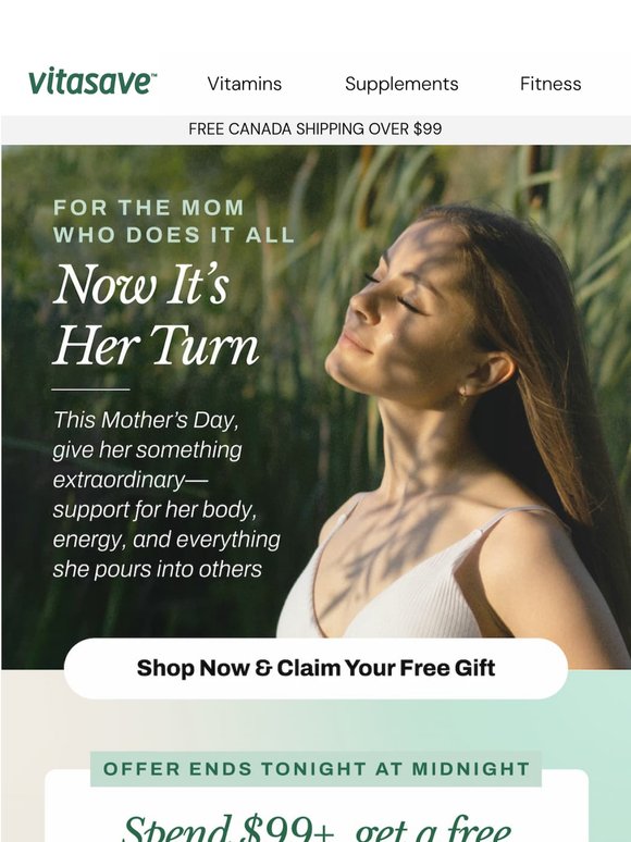To the super moms who deserve to feel extraordinary. (Last chance — ends tonight)