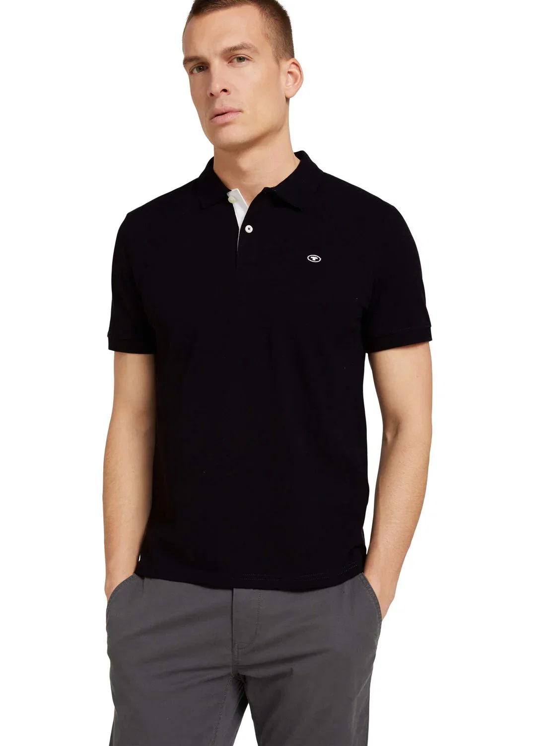 Image of Tom Tailor Herren Poloshirt BASIC CONTRAST