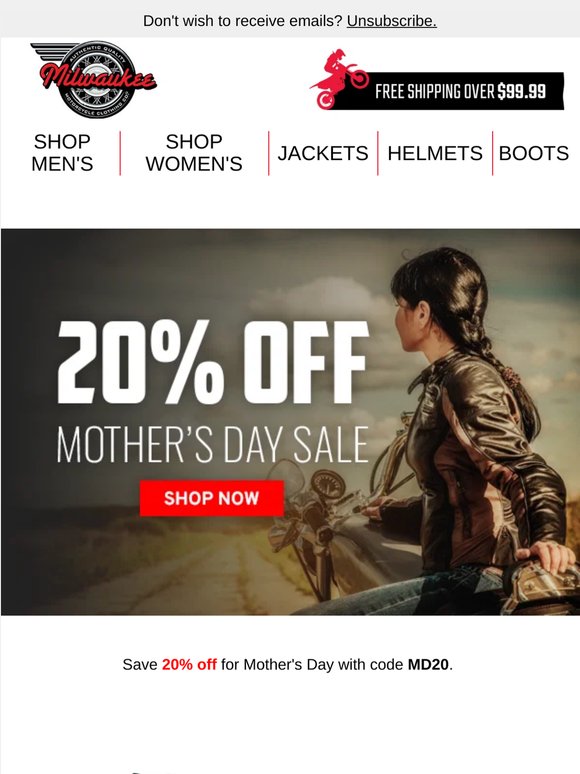 Happy Mother's Day 🤰 20% Off, Today Only