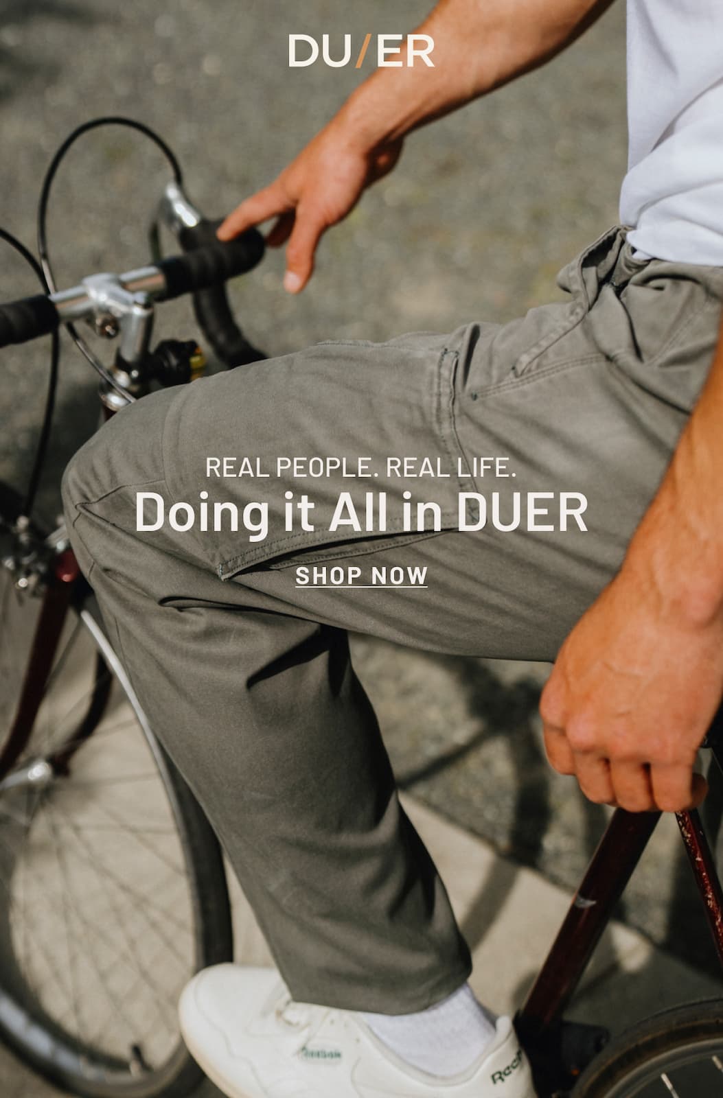 DUER | Doing it All in DUER. Shop Now