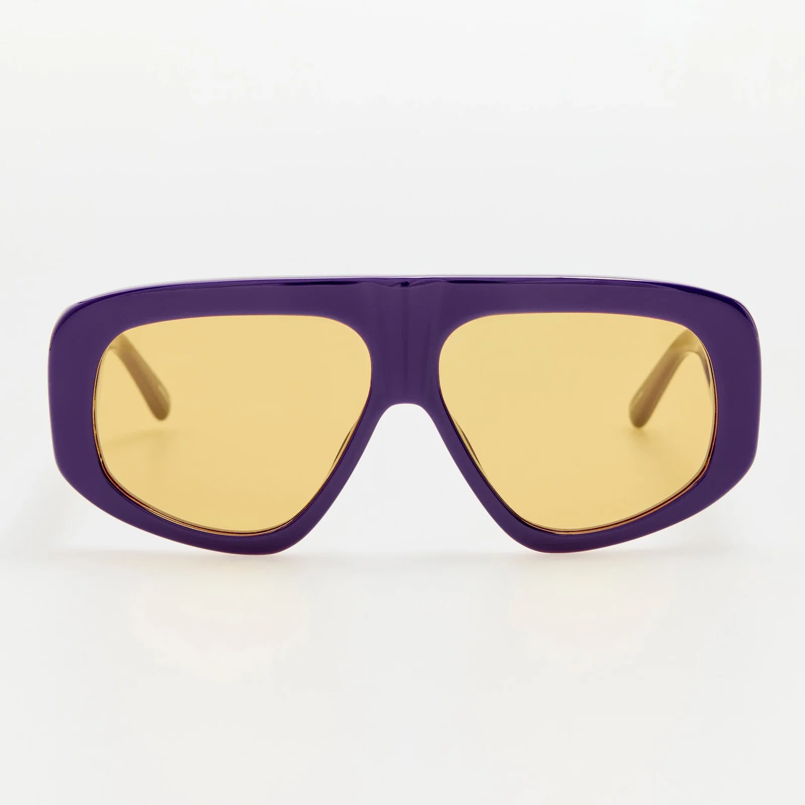 Image of Milano Oversized Sunglasses in Purple