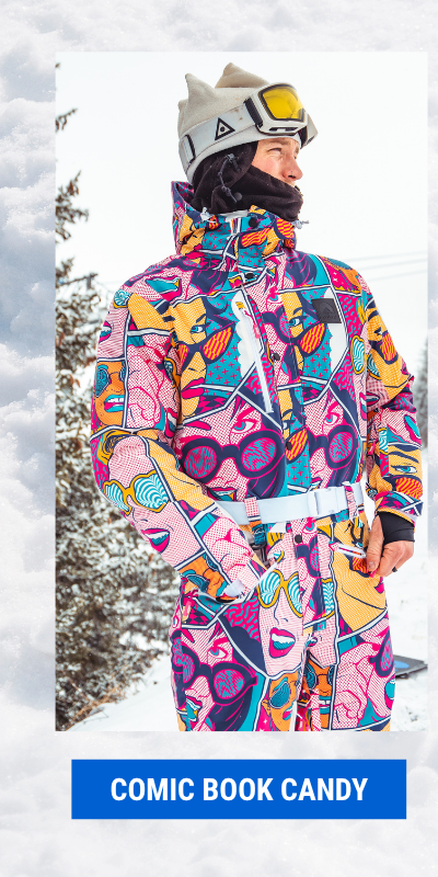 Comic Book Candy Men's Ski Suit