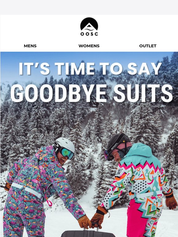 Your Favorite Ski Suits Are Leaving the Slopes ⛷️