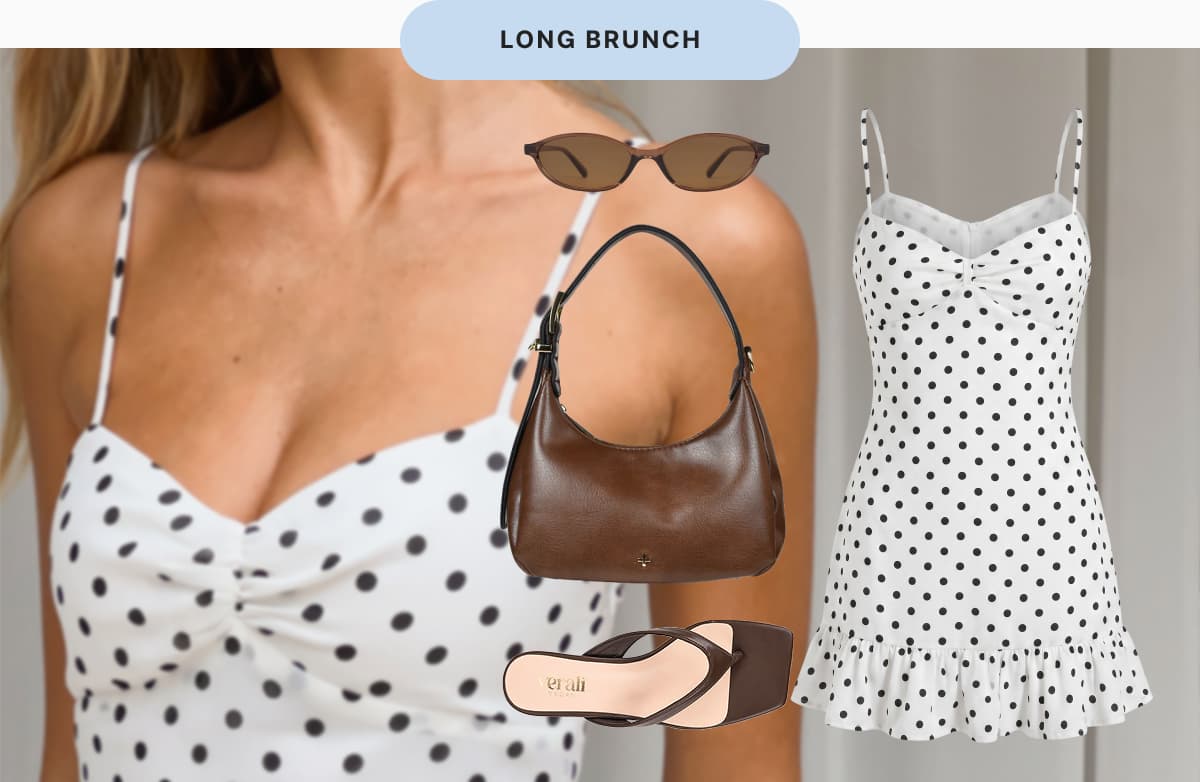 Kristin White Polka Dot Mini Dress