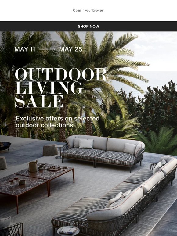 Outdoor Sale online | May 11st - 25th