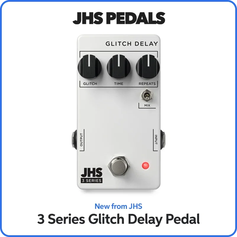 New from JHS: 3 Series Glitch Delay Pedal