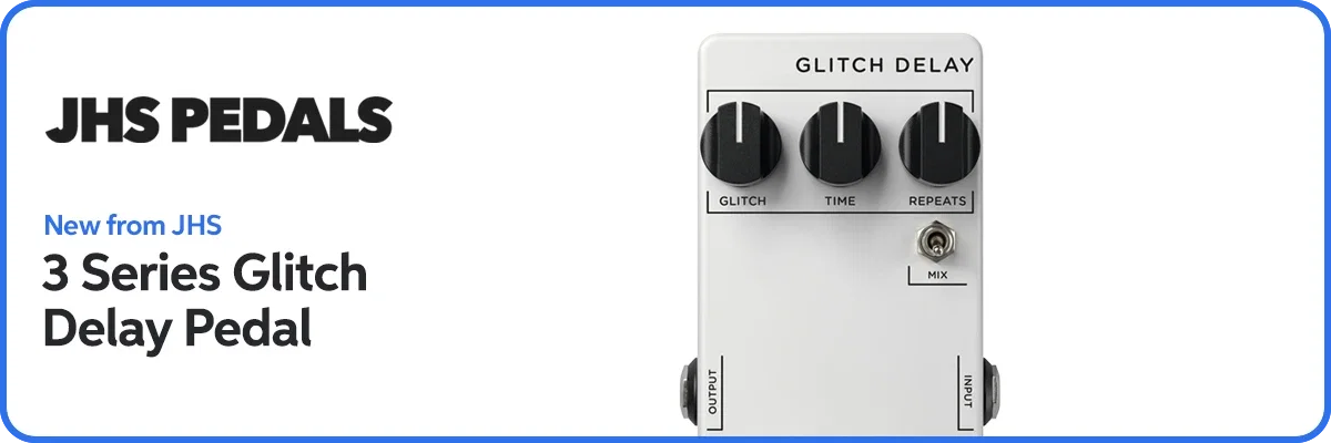 New from JHS: 3 Series Glitch Delay Pedal