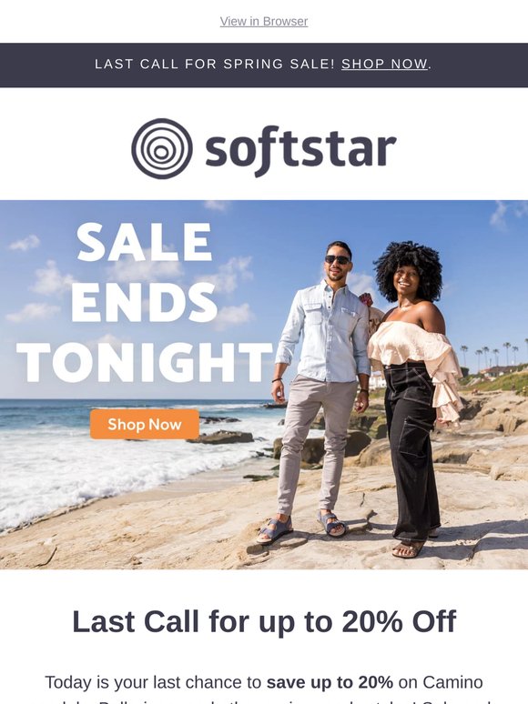 Sale Ends TONIGHT! Up to 20% Off Spring Essentials