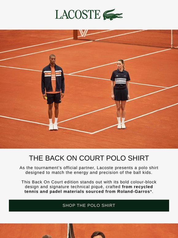Roland-Garros ball kids polo shirt