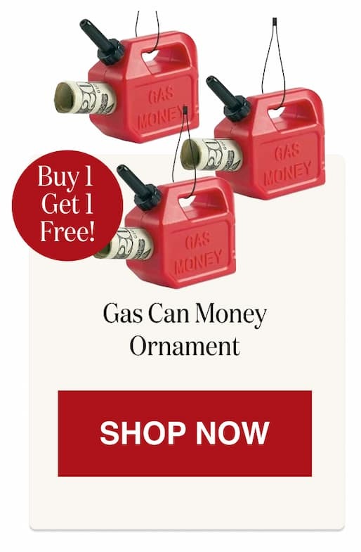 Gas Can Money Ornament - BOGO [Click here to Shop Now]