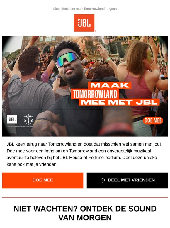 JBL x Tomorrowland 2026