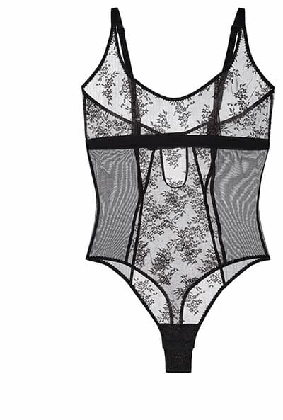 Romy Bodysuit in Noir