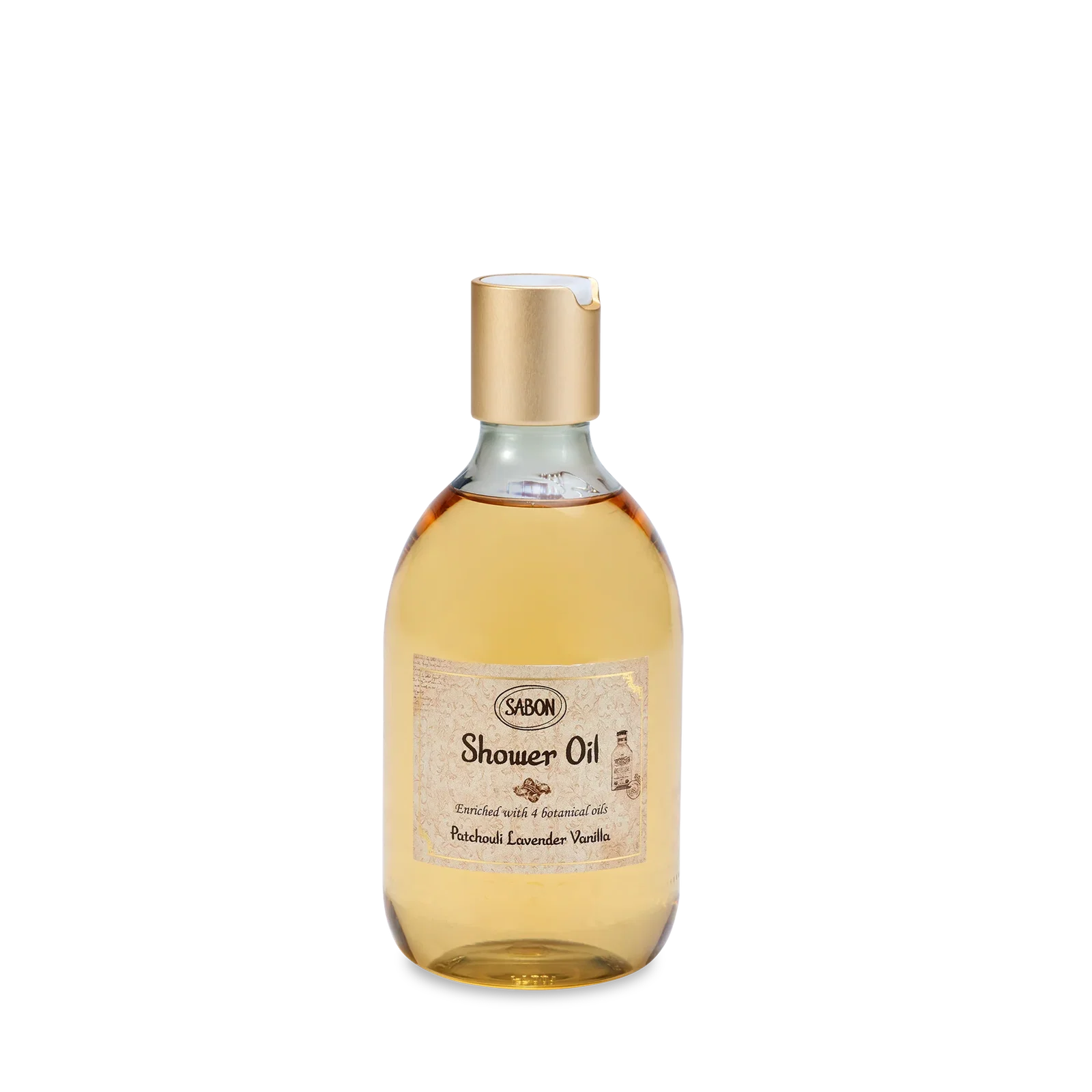 Image of Shower Oil Patchouli Lavender Vanilla 10.5 oz (300mL)