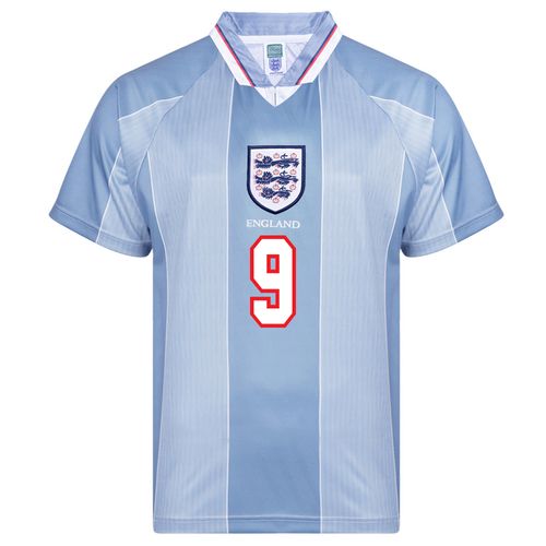 England 1996 Away Euro No.9 Shearer Retro Shirt