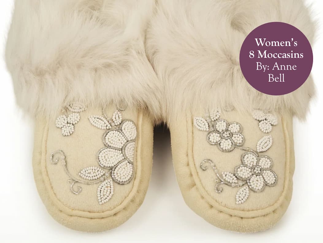 Indigenous Market | Women's 8 Moccasins by Anne Bell