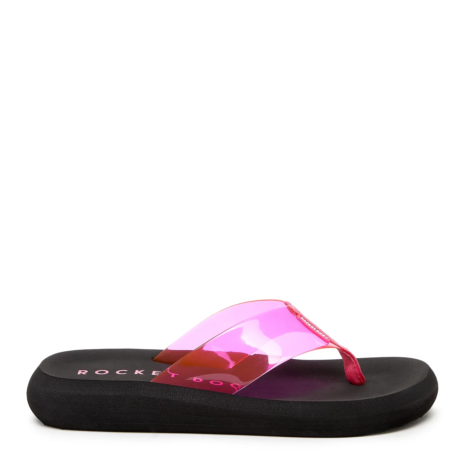 Image of Sunset Pink Clear Flip Flop