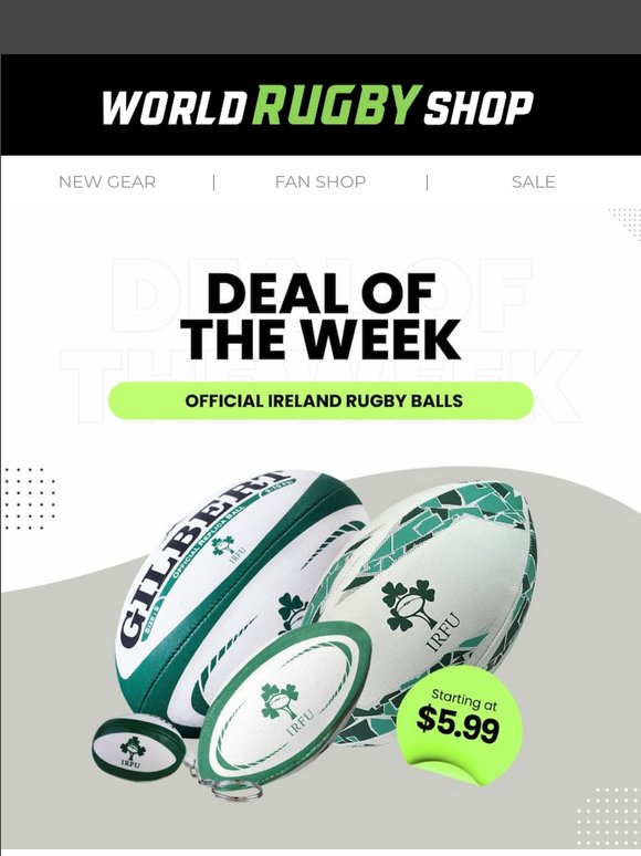 🍀 Save Up to 40% off Official Ireland Balls!