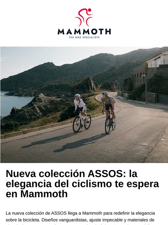 Nueva colección ASSOS: la elegancia del ciclismo te espera en Mammoth