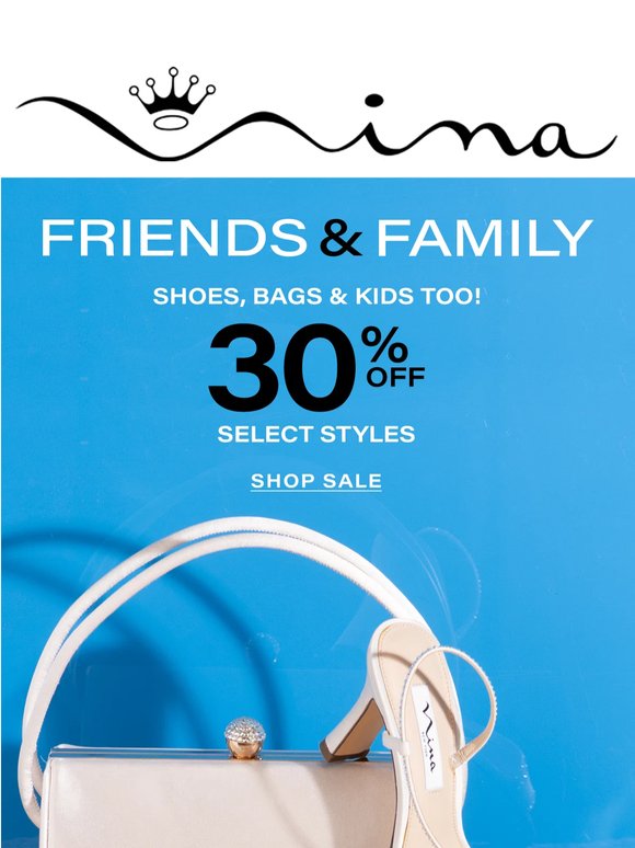 Hurry, 30% Off Friends & Family Ends Soon